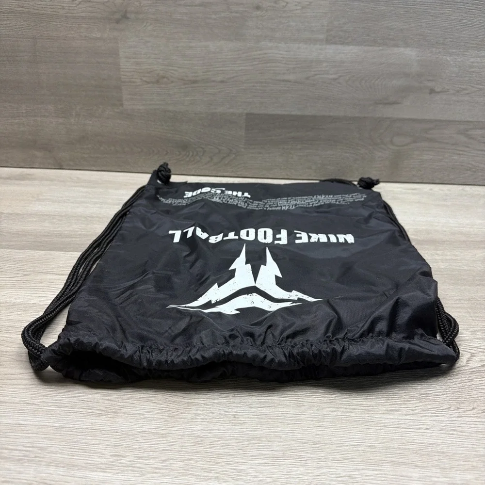 Nike Football BlackTravel Drawstring Backpack 